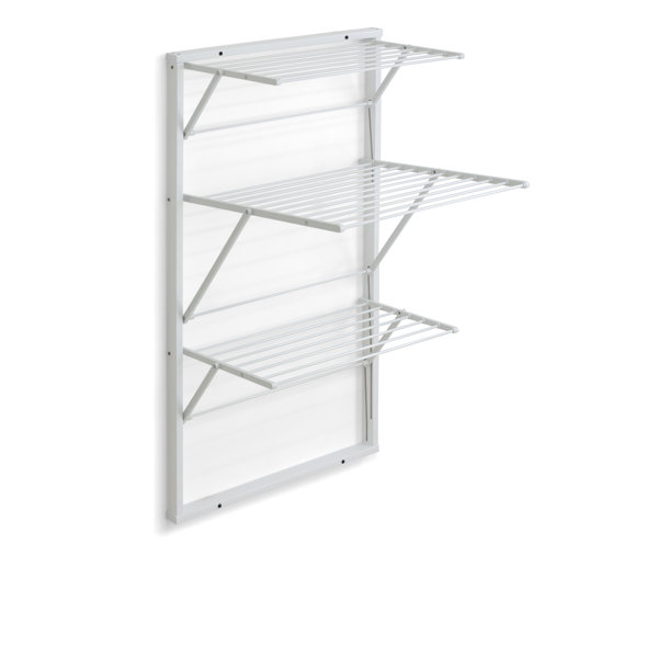 Rebrilliant Aluminium WallMounted Drying Rack & Reviews Wayfair.co.uk